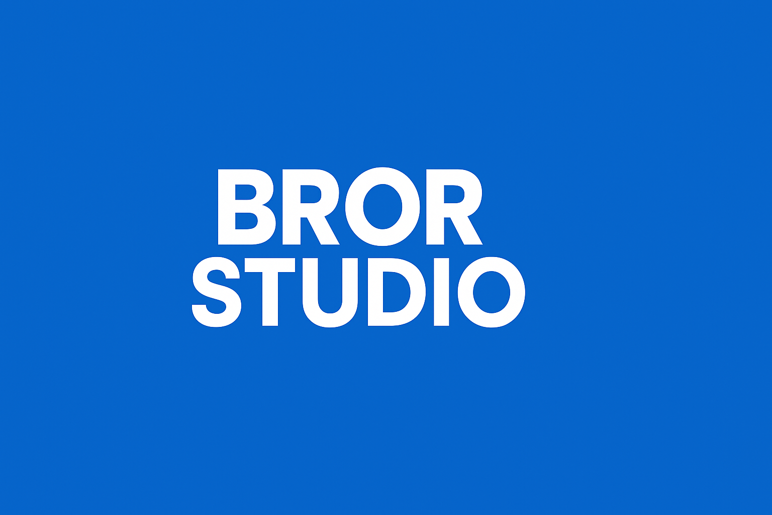 Brorstudio logo banner